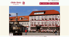 Desktop Screenshot of hotel-weisser-hirsch.de